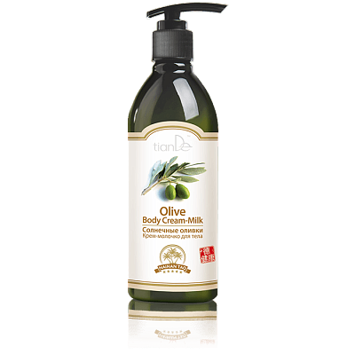 Krémové telové mlieko `Slnečné olivy`
